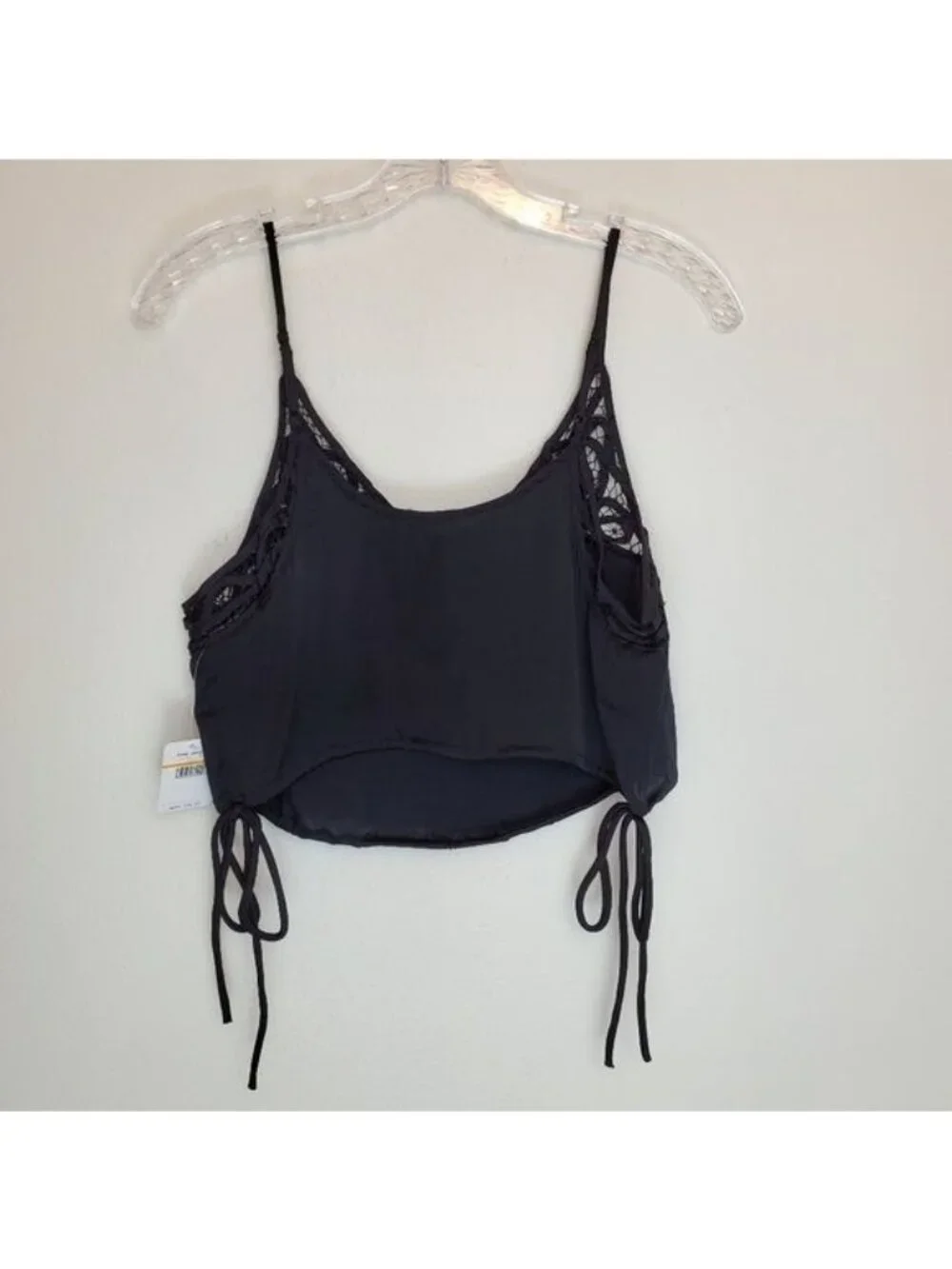 Free People Blouson Brami cropped satin tank